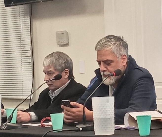 Audiencia preliminar al juicio por el caso de desvío de fondos en ATE