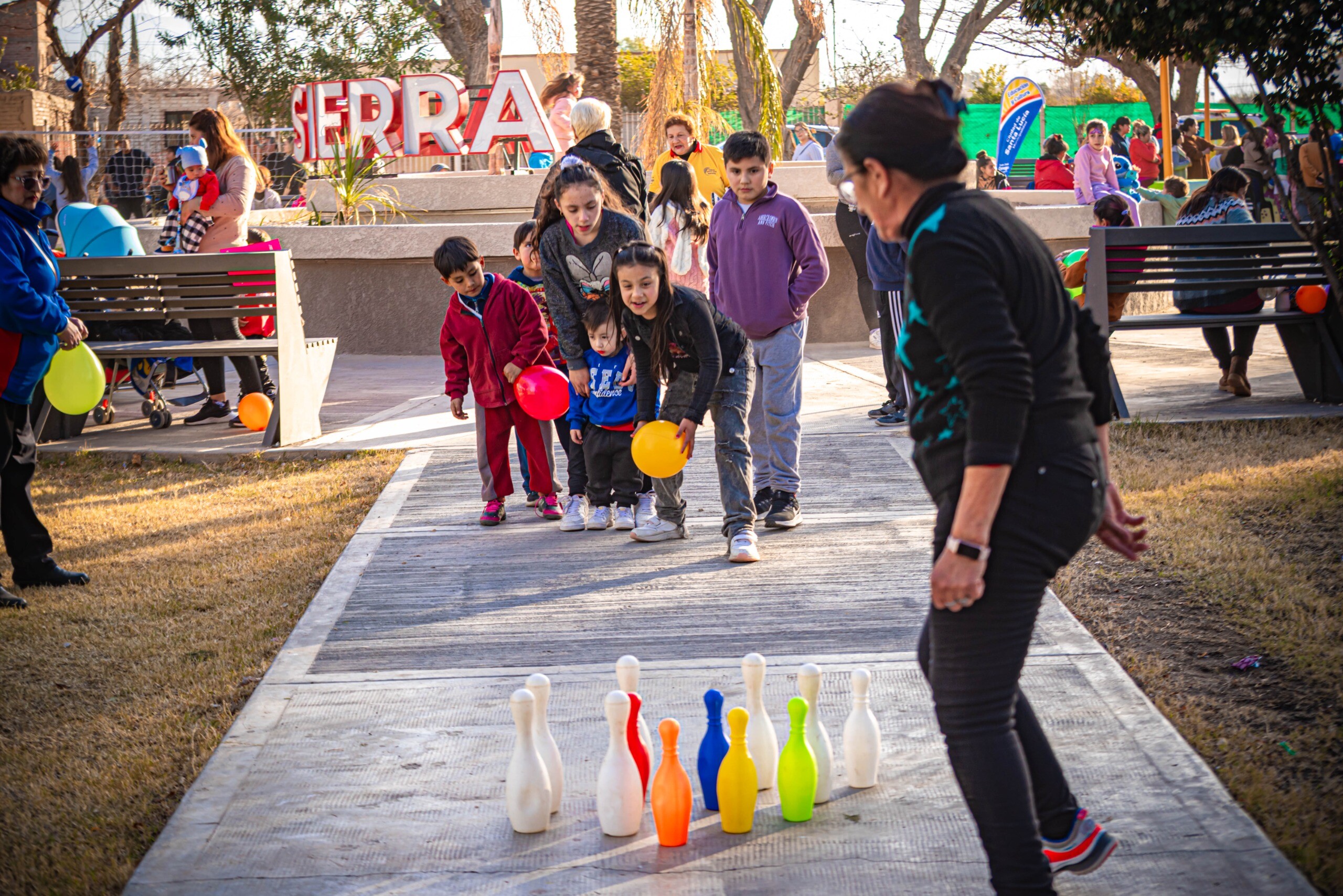 Santa Lucía disfrutando de «Los Recreos de Invierno»