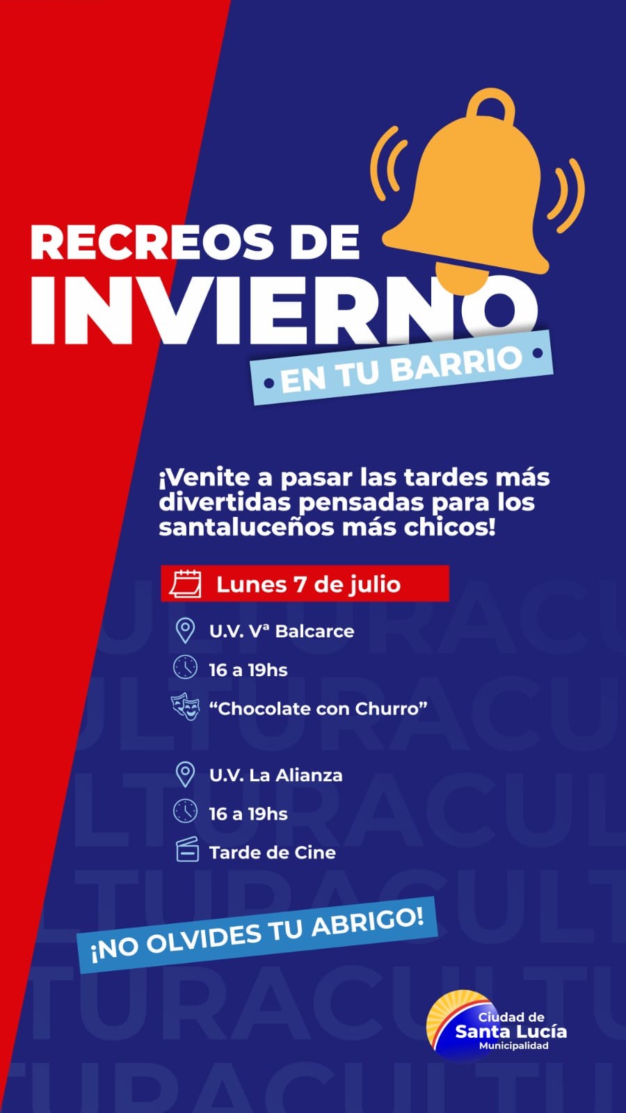 SANTA LUCÍA: «Recreos de Invierno en Villa Balcarce»
