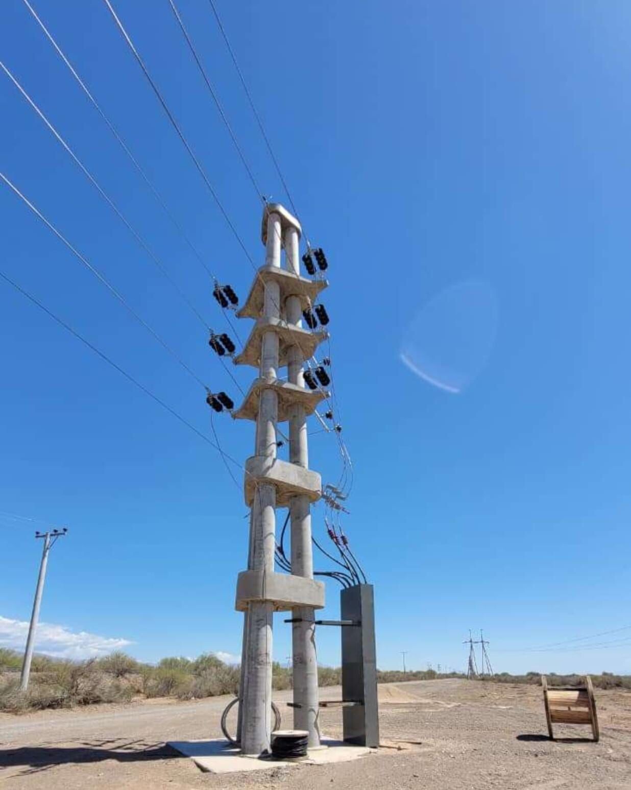 SARMIENTO: avanzan obras para mejorar el servicio eléctrico para hogares, comercios y emprendimientos productivos