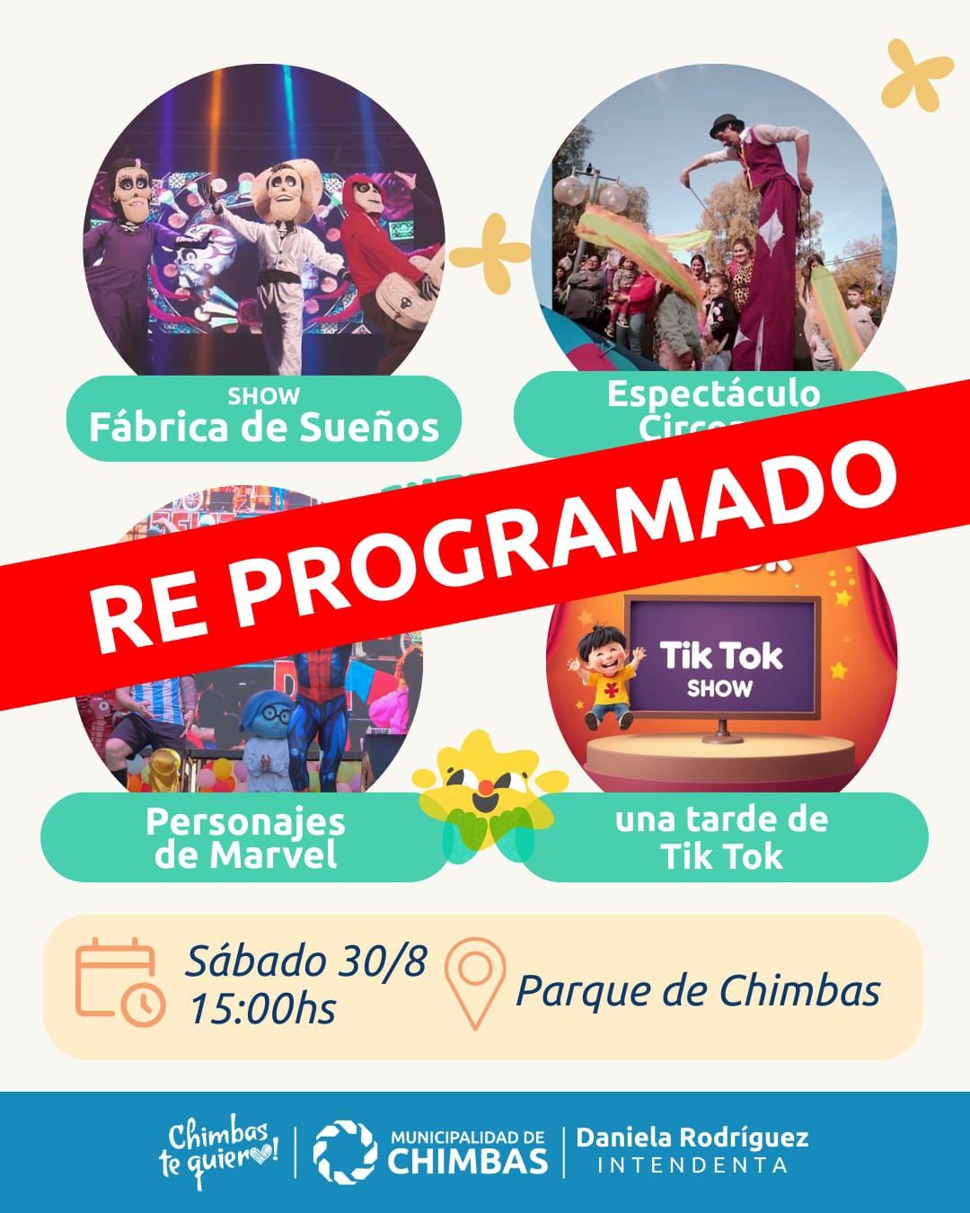 CHIMBAS: reprogramación del festejo Día Del Niño