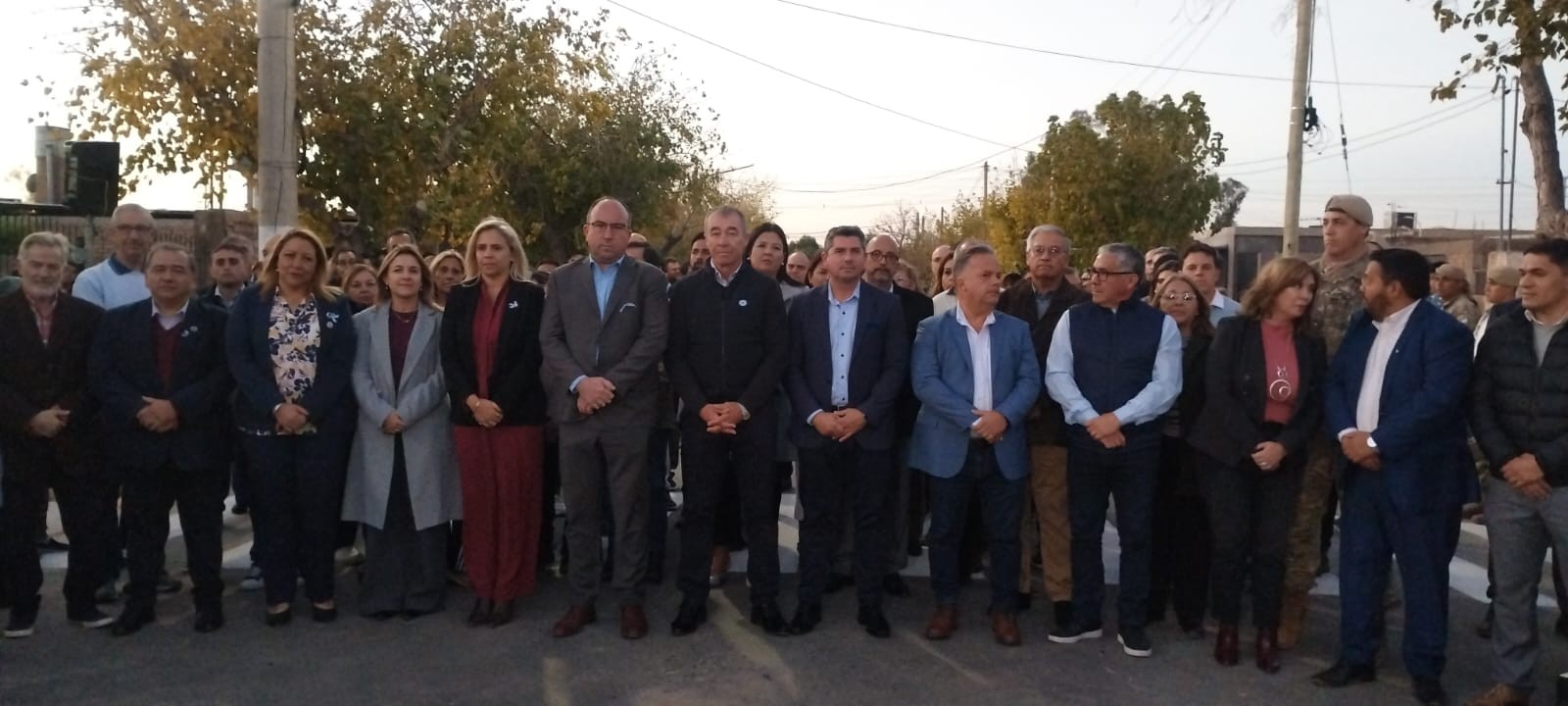 Con la presencia del Gobernador Orrego, Rivadavia impulsa el desarrollo urbano con la inauguración de nuevas obras en Villa Nueva Argentina