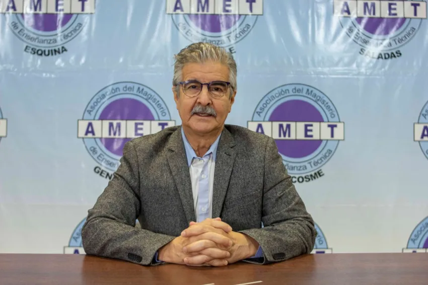 RUFINO.webp Rufino Fernández: «es un paro importante teniendo en cuenta el descontento docente»