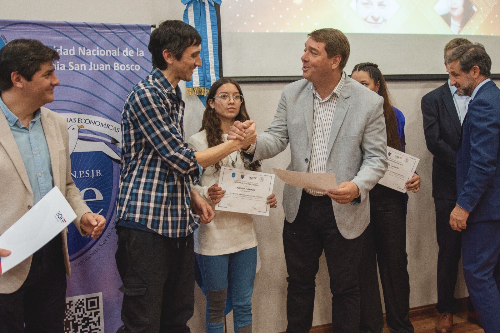 Rawson: Biss participó de la entrega de diplomas de la Primera Cohorte de la Diplomatura en Educación Financiera