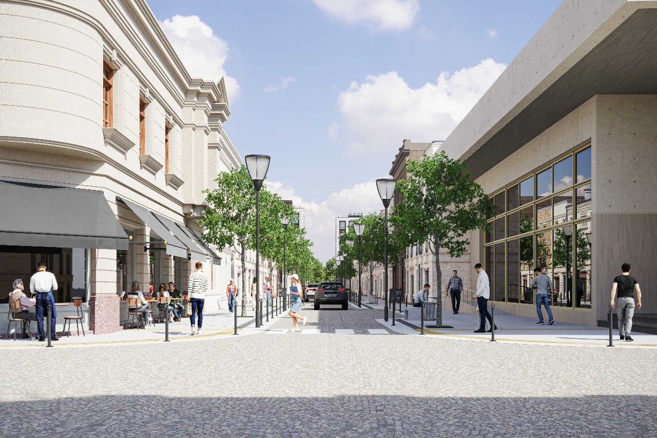 Comenzó la renovación integral del centro de Luján con obras en la calle San Martín