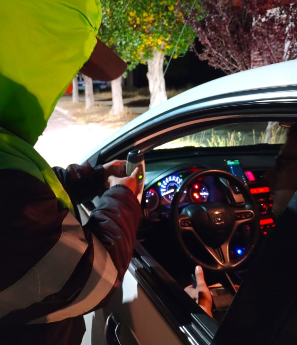 El Gobierno del Chubut controló más de 9.500 vehículos y retiró de circulación a 48 conductores alcoholizados durante el fin de semana
