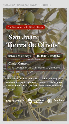 DÍA NACIONAL DE LA OLIVICULTURA: «San Juan, Tierra de Olivos»
