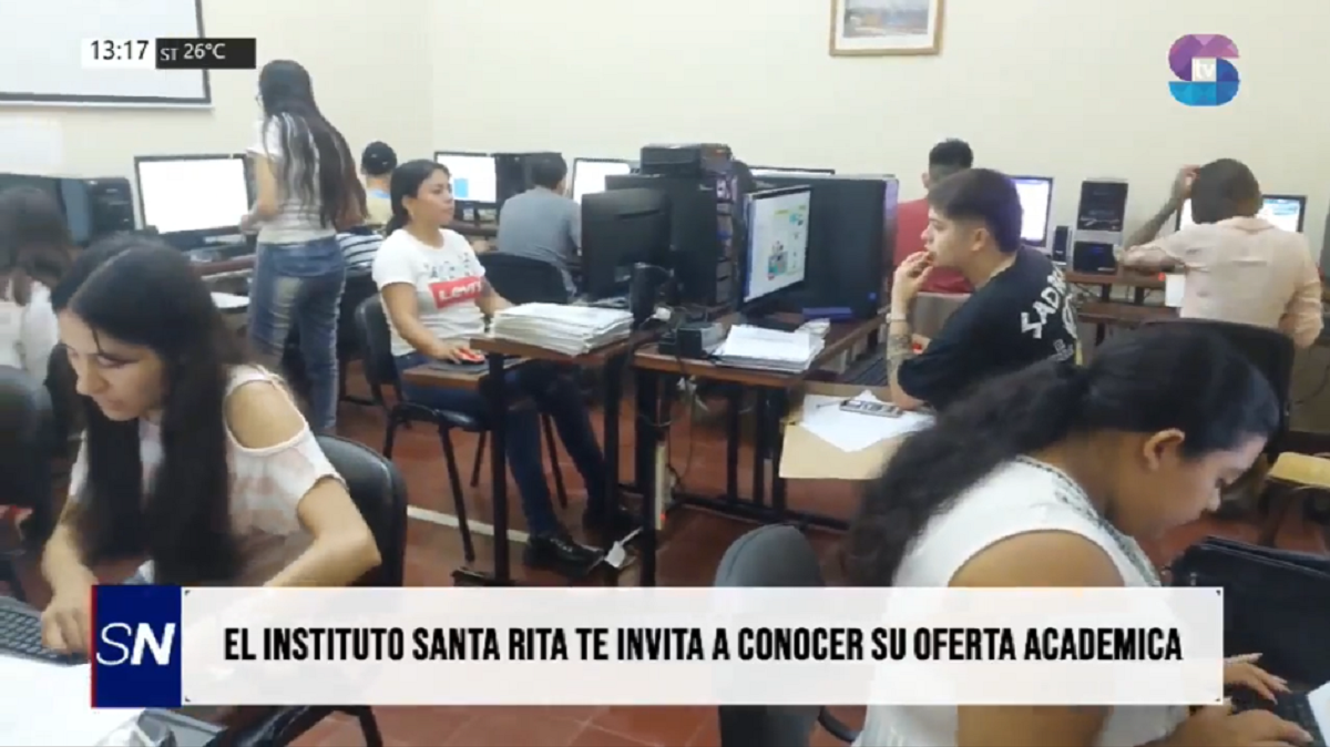 SANTA RITA.png Más opciones para capacitarse: Santa Rita ya abrió inscripciones