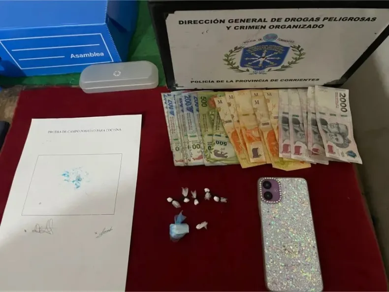 SECUESTRO.webp Barrio 3 de ABRIL :Detienen a una mujer acusada de comercializar droga en Corrientes