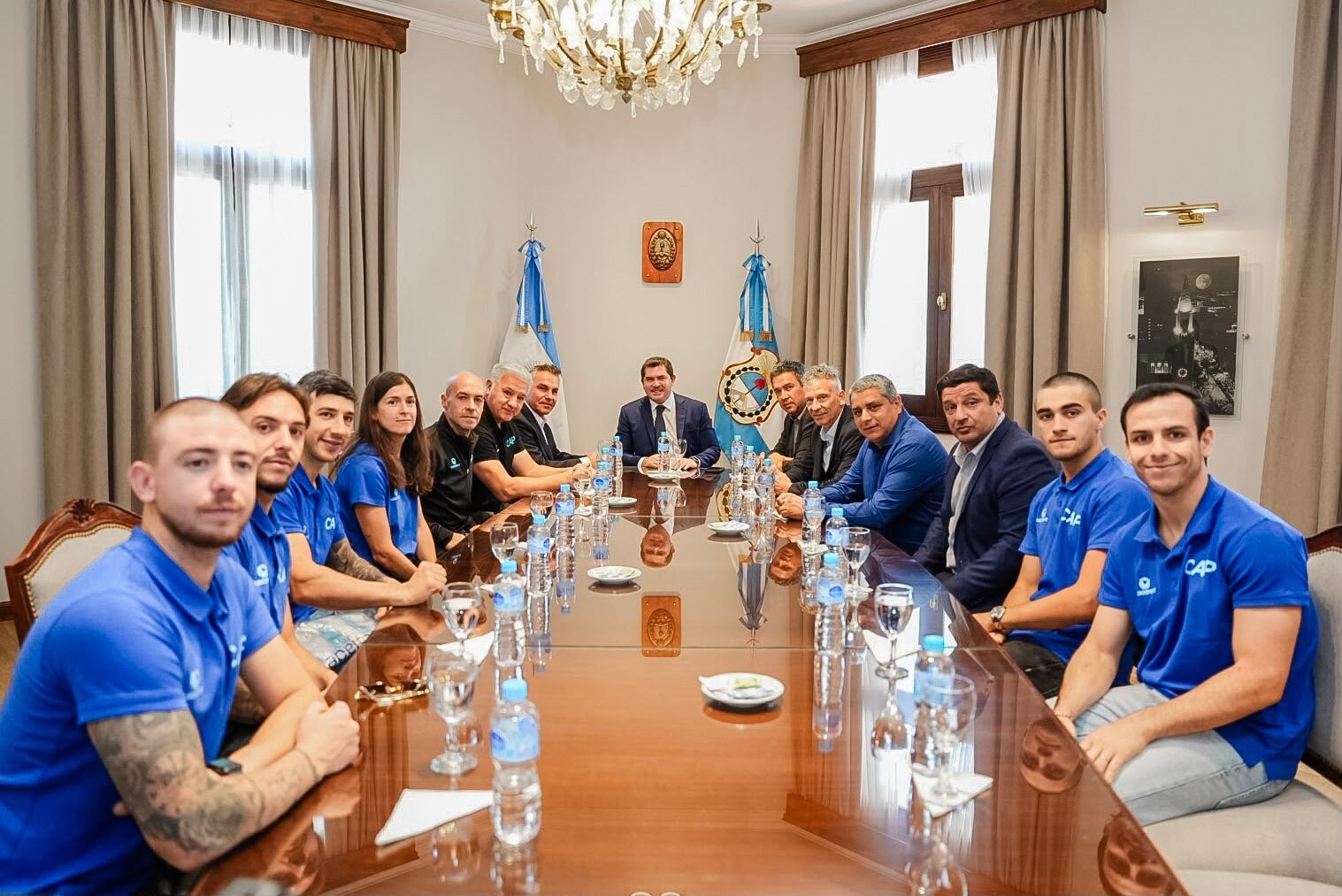 El gobernador Orrego recibió los Subcampeones de los World Skate Games Paraguay 2026