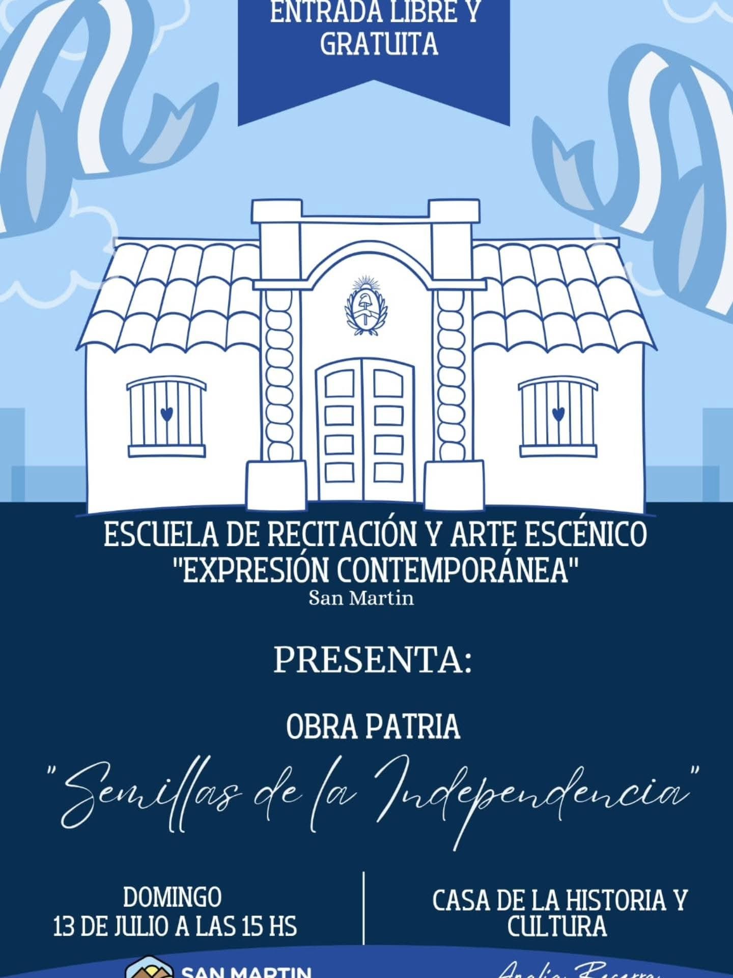 SAN MARTÍN: obra para celebrar el Día de la Independencia con arte y emoción