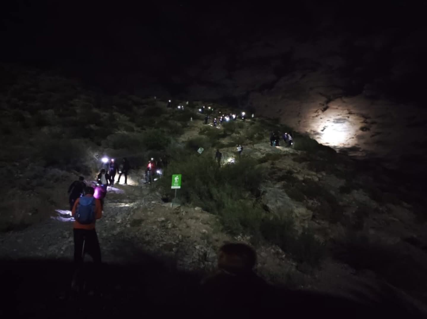 San Martín volvió a brillar con el senderismo nocturno bajo la luna llena