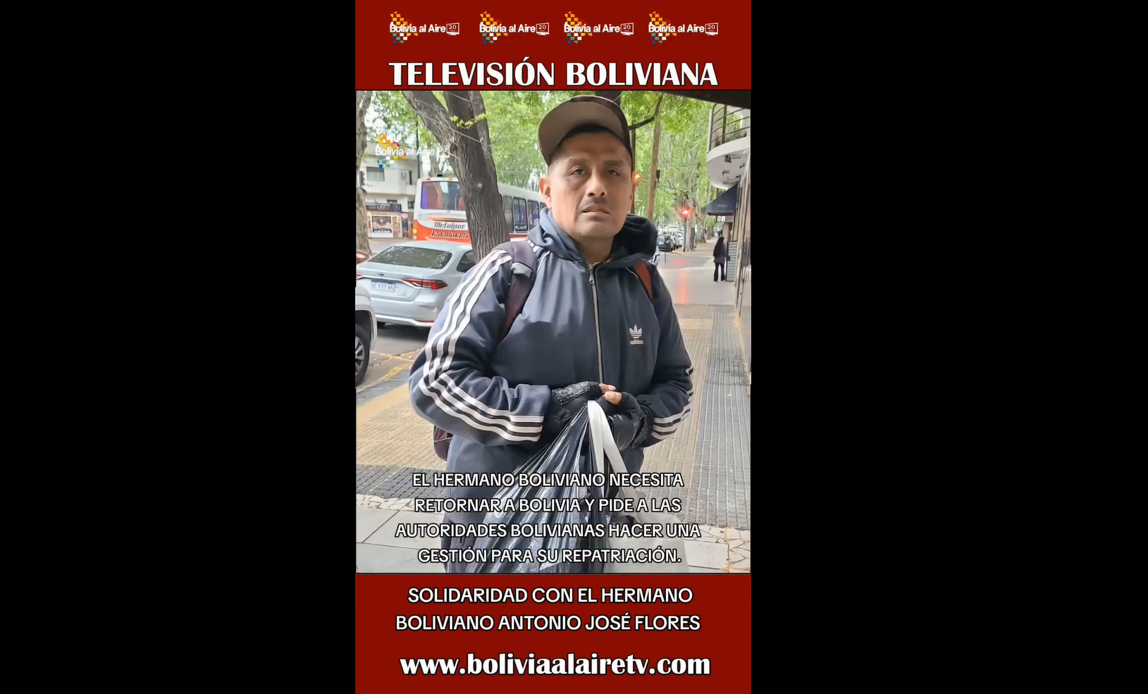 BUSCAMOS A LOS FAMILIARES DEL HERMANO BOLIVIANO ANTONIO JOSÉ FLORES