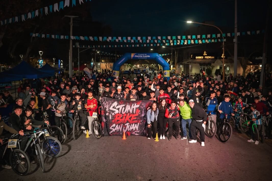 Los jóvenes como protagonistas en el Stunt Bike en SANTA LUCÍA