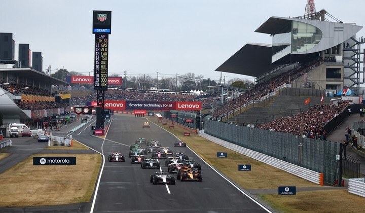 COMO LARGA COLAPINTO EN EL GRAN PREMIO DE JAPÒN.