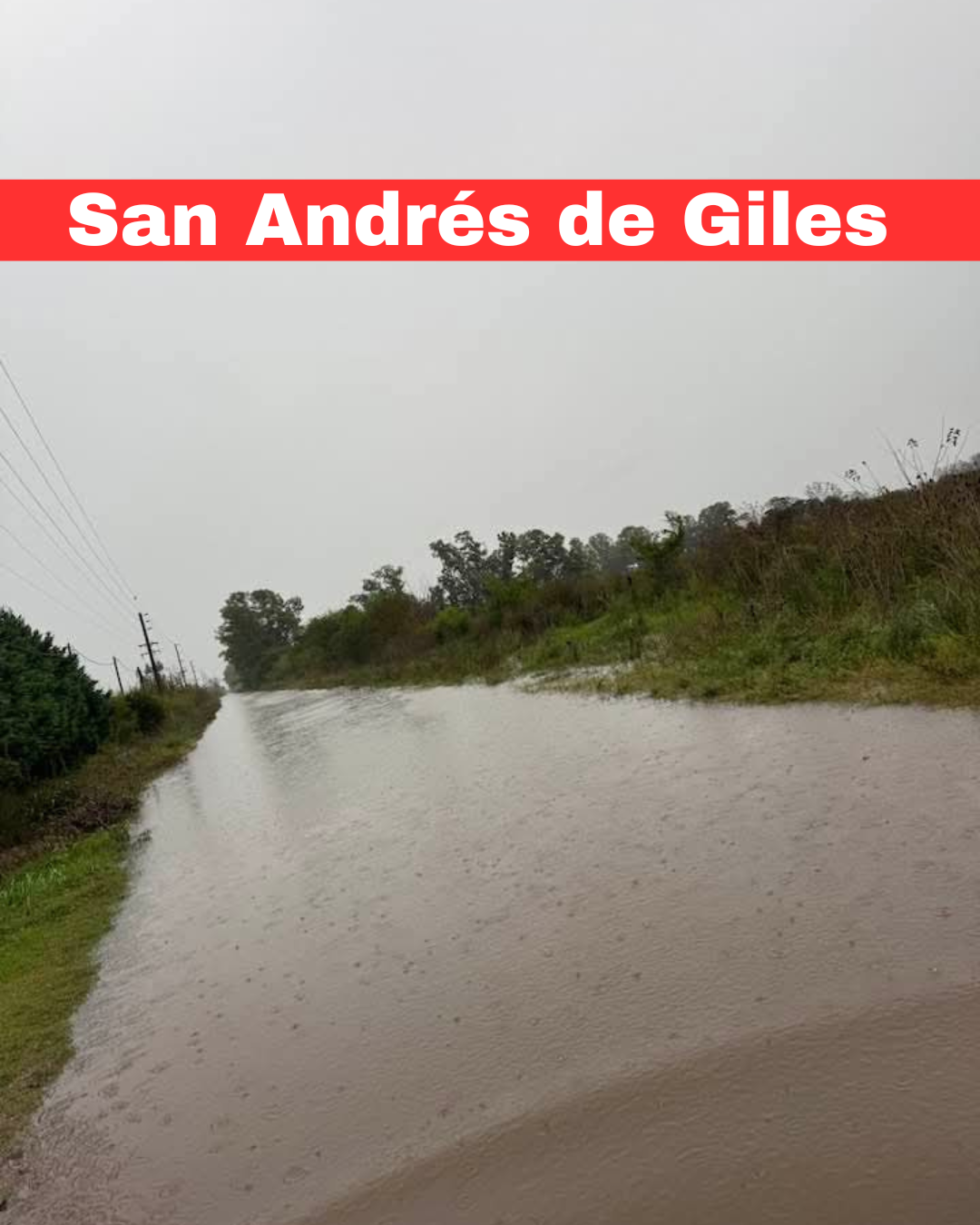 Graves consecuencias por la tormenta en San Andrés de Giles y alrededores: hay evacuados y emergencia hídrica en varias localidades