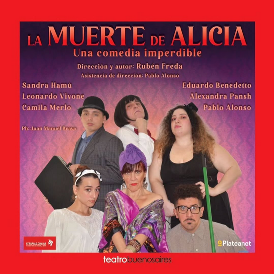 La muerte de Alicia, Teatro Buenos Aires, Sábados 16.30 hs * Por Adrián Maglieri