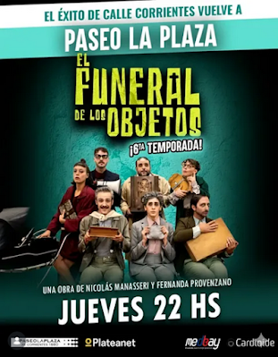 «El funeral de los objetos»: en Paseo La Plaza *Por Adrián Maglieri.