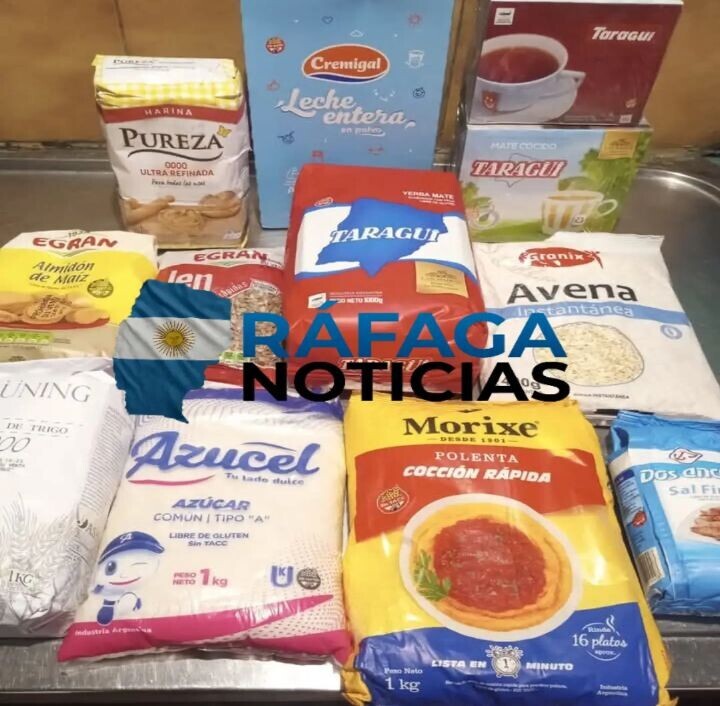 reventa de módulos alimentarios: ofrecen productos básicos en redes