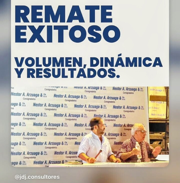 INFO RURAL – RESULTADOS DEL EXITOSO REMATE FÌSICO Y POR STREAMING DE NÈSTOR ARZUAGA Y CIA. DEL 27 DE MARZO PASADO.