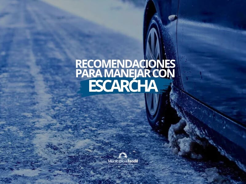 Seguridad vial: el Municipio de Tandil suma recomendaciones para conducir con escarcha durante los días de bajas temperaturas