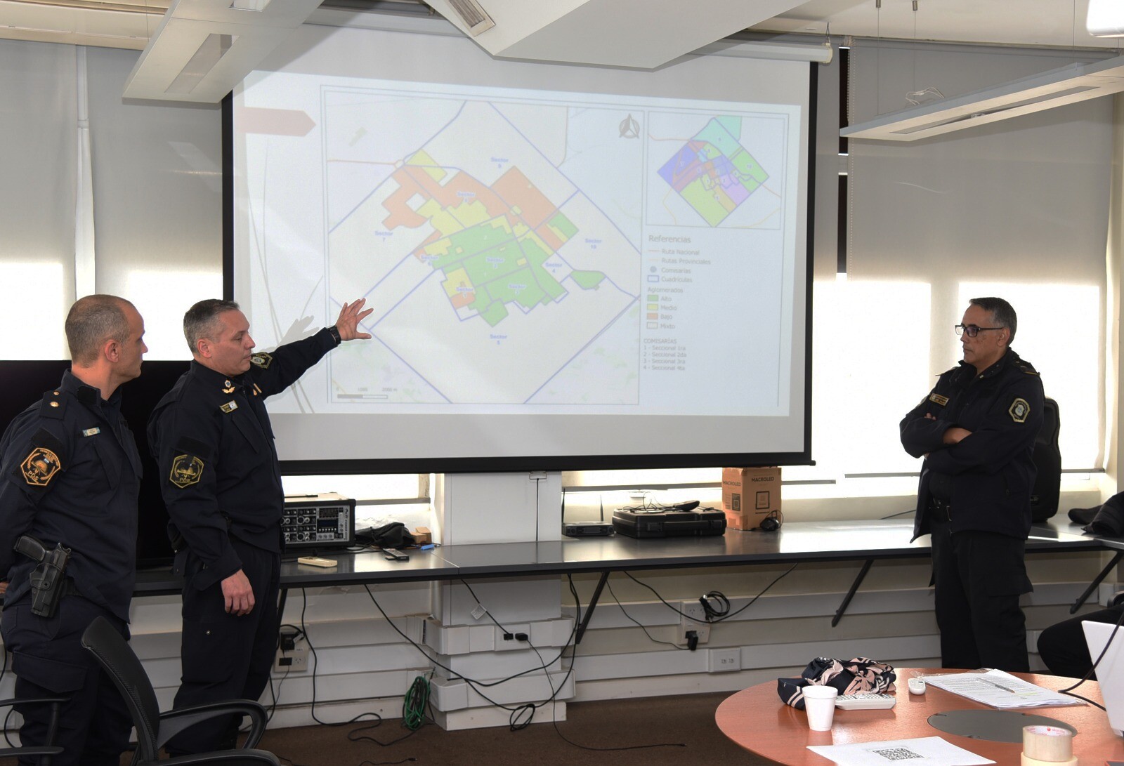 El Municipio reunió a todas las fuerzas de seguridad para avanzar en la actualización del Plan Integral de Seguridad Local