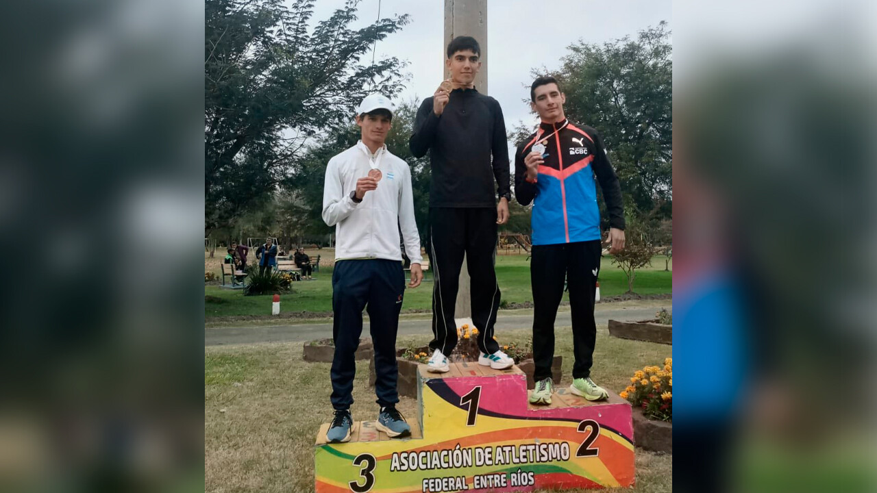 Gero corujo se coronó campeón provincial de cross country y clasificó al nacional