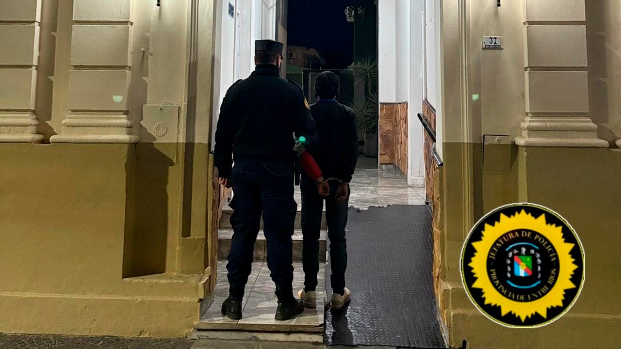 Feliciano: un joven fue detenido tras irrumpir en la casa de su ex y amenazarla con un arma blanca