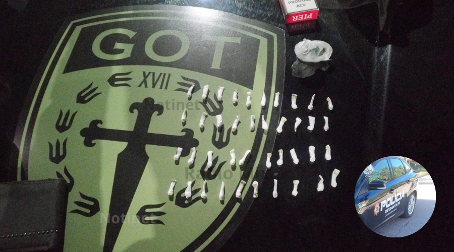 Un detenido con 44 dosis de cocaína en San Lorenzo