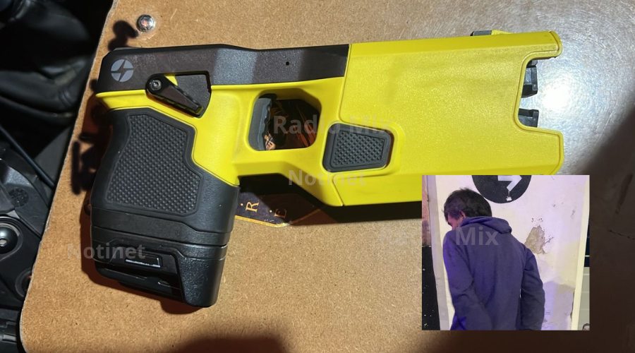 Rosario: la Policía usó la pistola Taser para reducir a un hombre que se autolesionaba