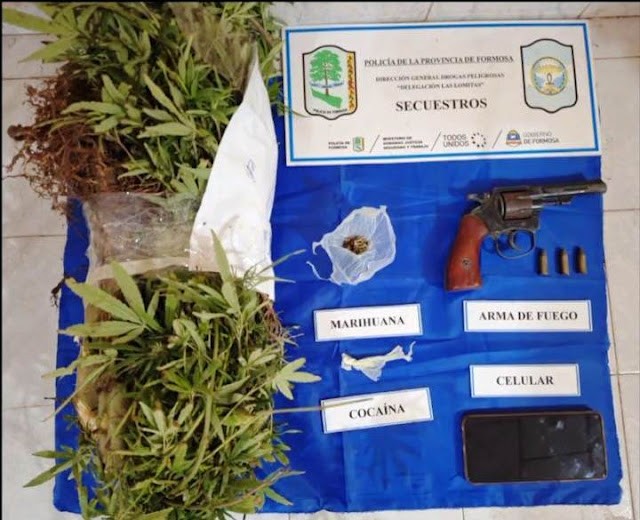 Sin título.jpg Las Lomitas: Anularon un centro de comercialización de drogas y cultivo ilegal de marihuana