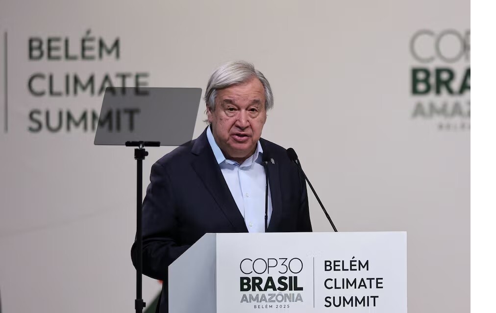 Sin título.jpg El secretario general de la ONU, Guterres, insta a las naciones en la cumbre climática: Liderar o ser lideradas hacia la ruina.