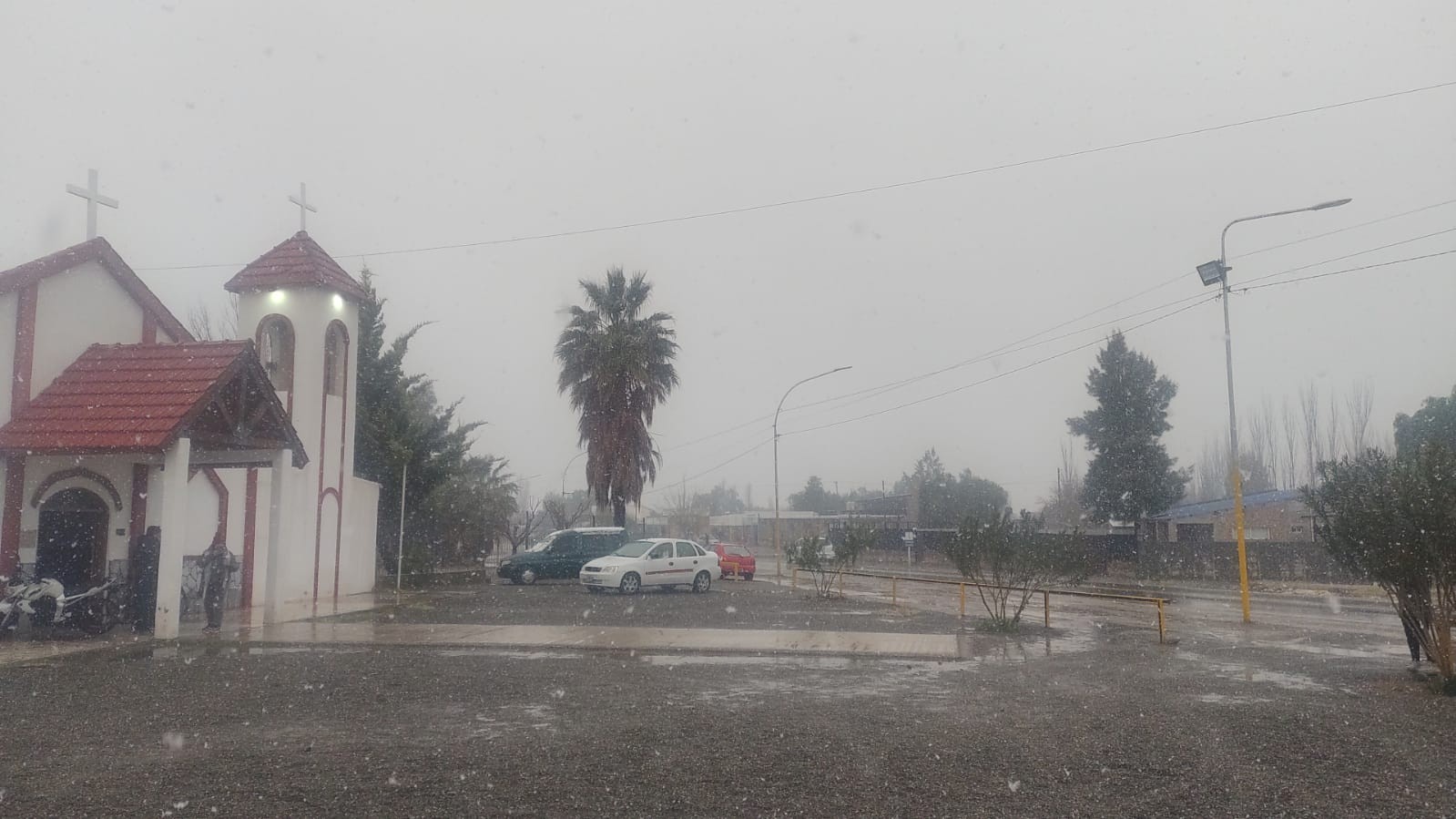 TORMENTA de lluvia y nieve en diferentes localidades de San Juan