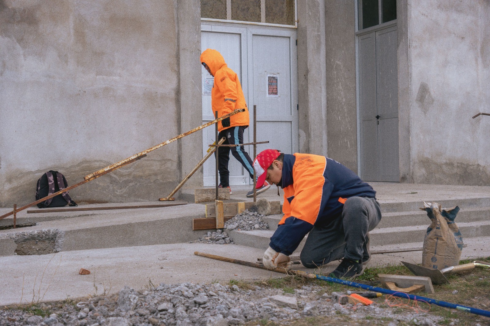 La Municipalidad de Rawson realiza obras en instituciones capitalinas