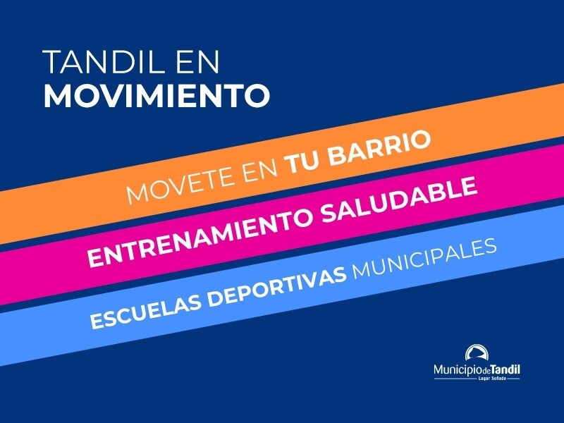 Tandil en movimiento: diferentes propuestas del Municipio que fomentan hábitos saludables en toda la comunidad