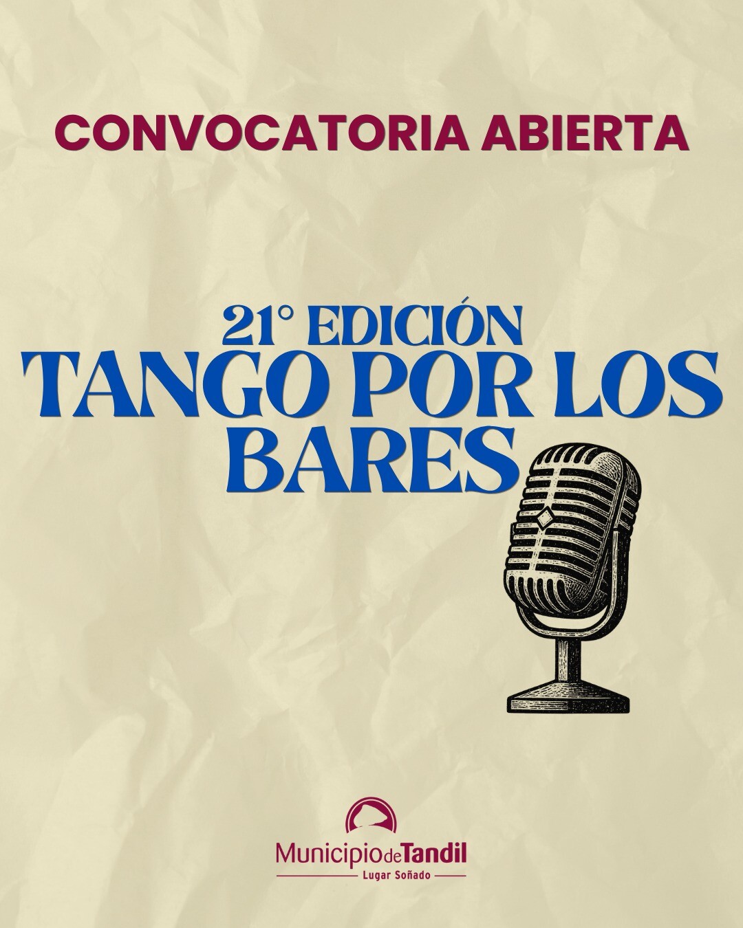 TANGO POR LOS BARES-CONVOCATORIA ABIERTA