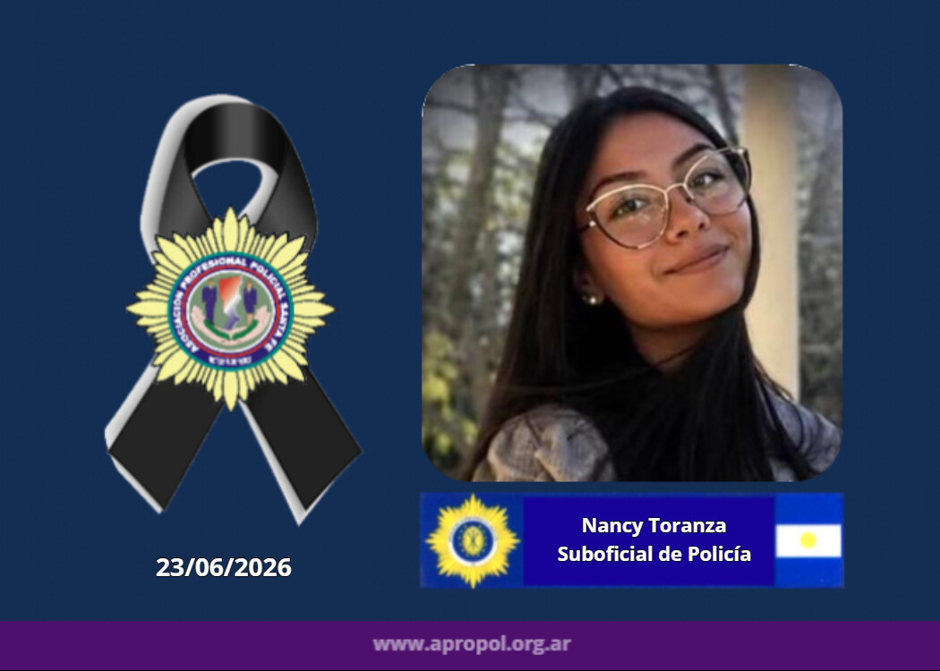 Toranza_Naqncy_23jun26.jpg ROSARIO: Conmoción por el fallecimiento de una joven empleada policial