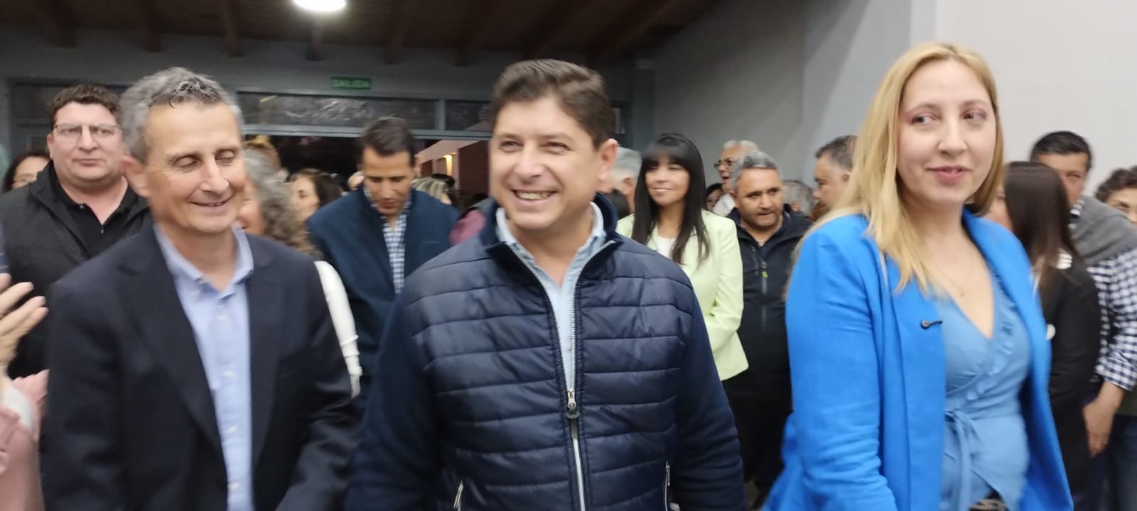 SANTA LUCÍA: el Intendente Orrego inauguró las nuevas obras de la Unión Vecinal Centro