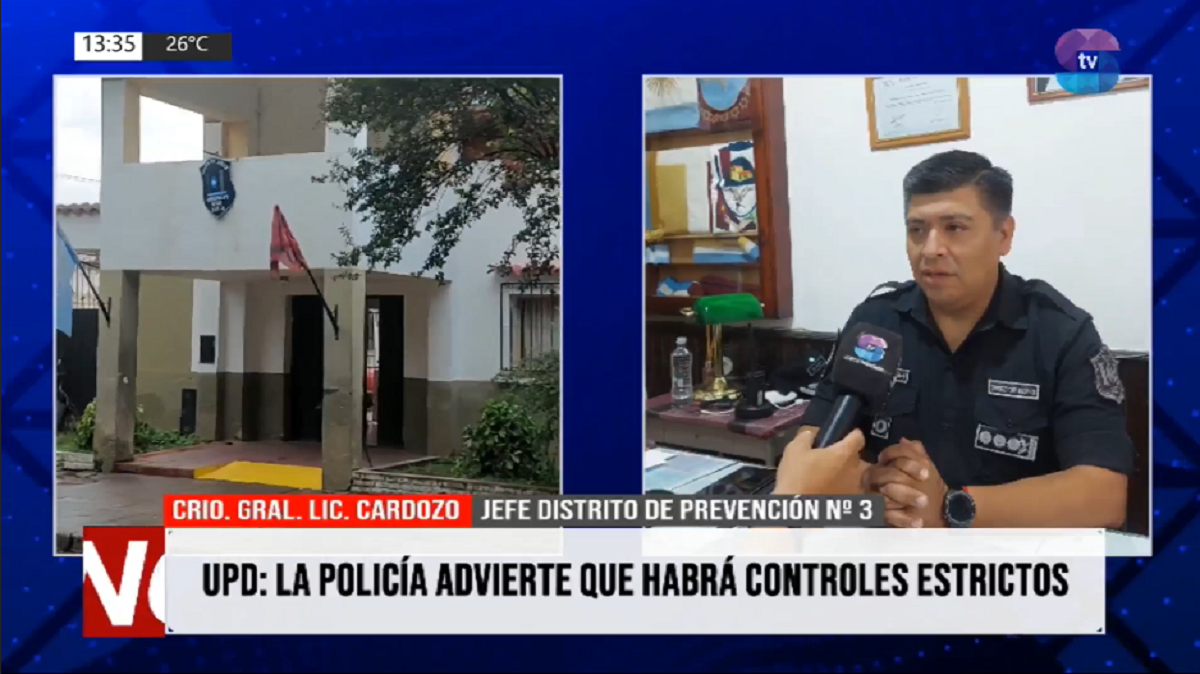 UPD.png UPD bajo control: refuerzan operativos y verificaciones en Metán