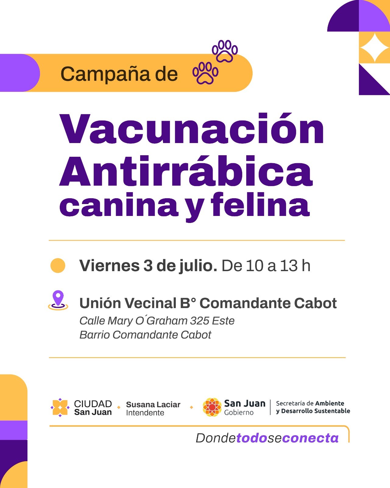 CAPITAL: campaña de Vacunación Antirrábica Canina y Felina