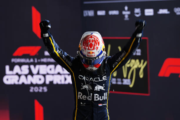 VERSTAPPEN VA POR SU QUINTO TITULO EN LA F1. COMO FINALIZO COLAPINTO EN EL GRAN PREMIO DE LAS VEGAS.