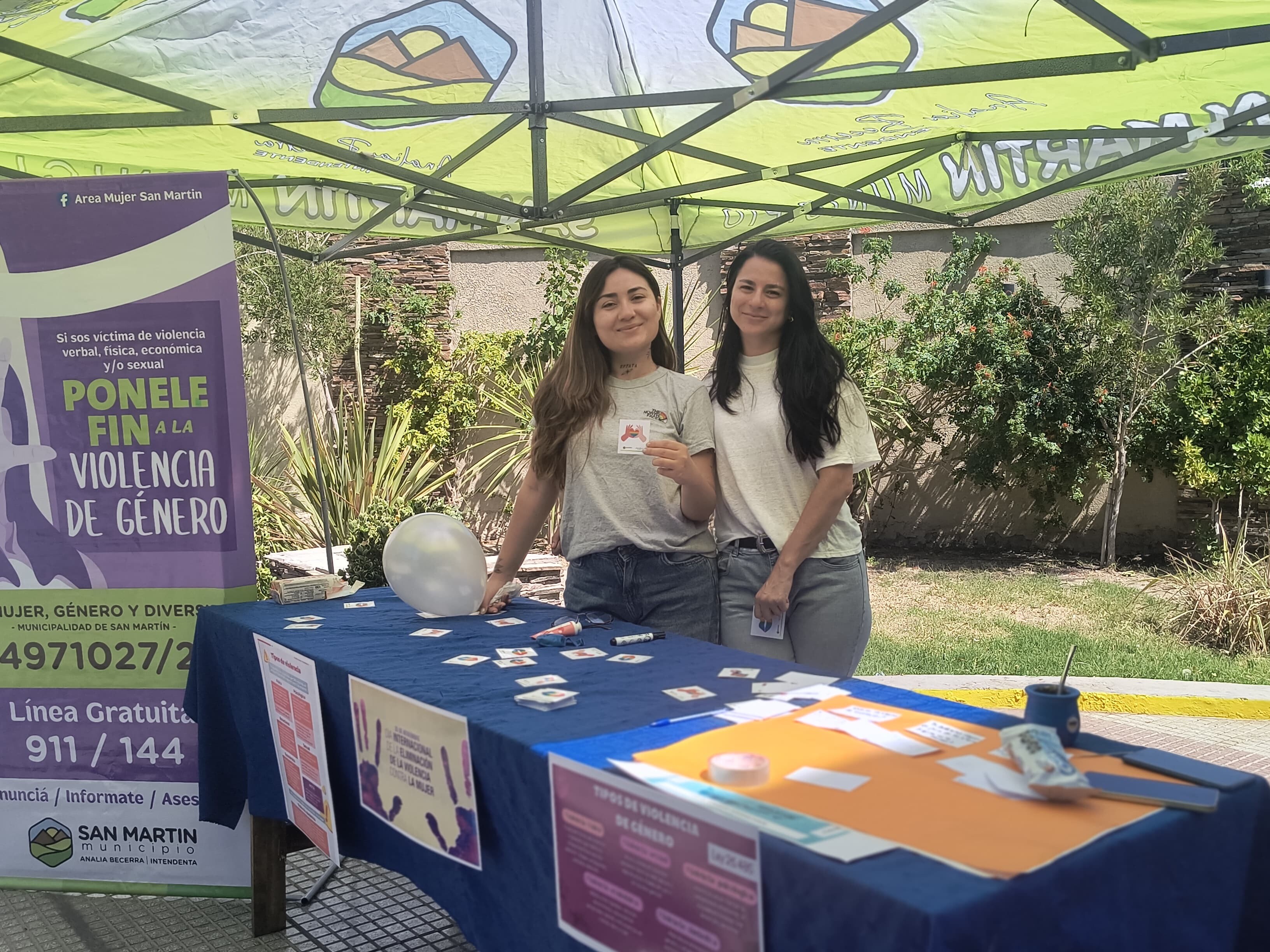 SAN MARTÍN: reafirmó su compromiso en el Día Internacional de la Eliminación de la Violencia contra la Mujer