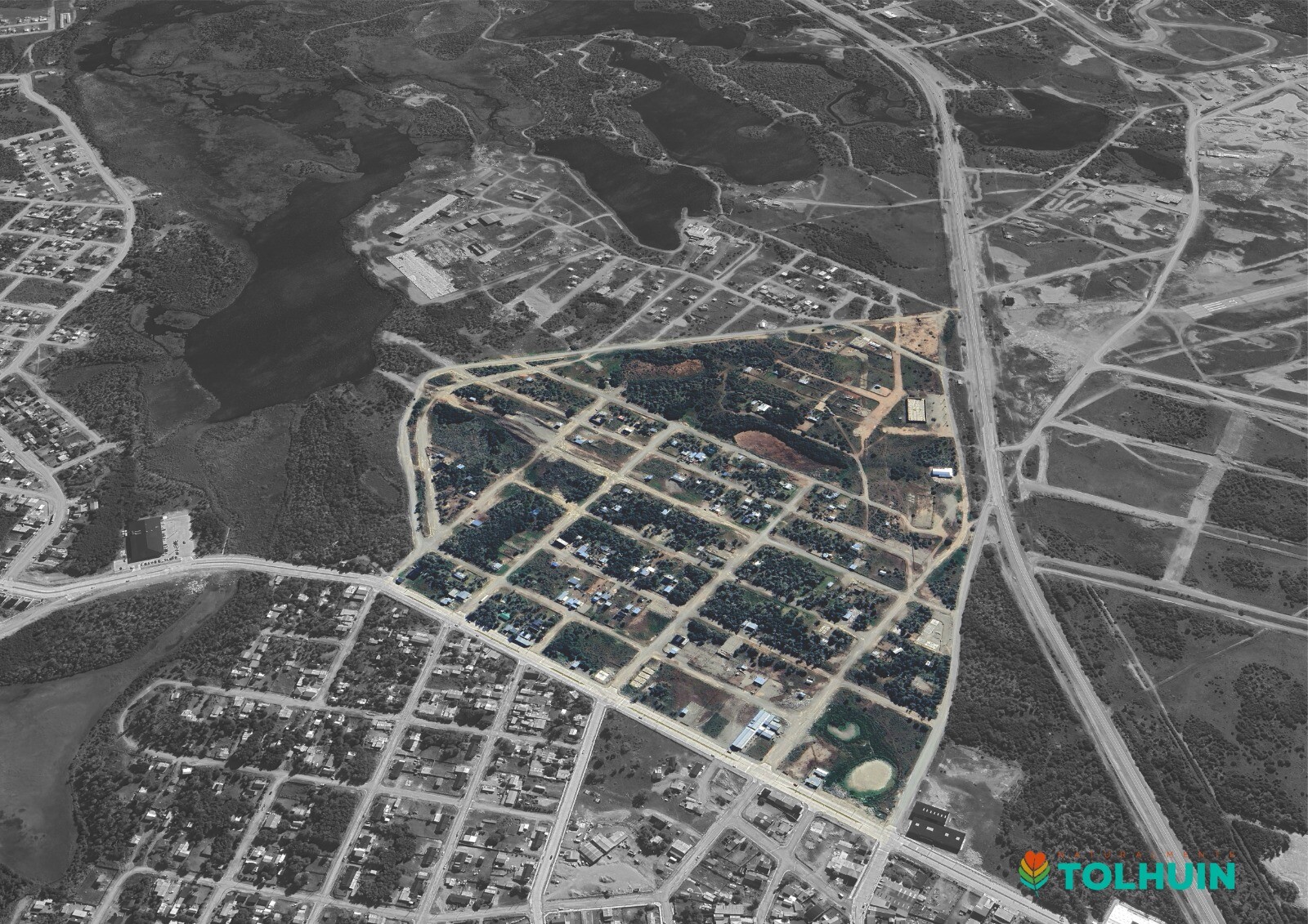 Avanza la segunda etapa del reordenamiento territorial en el B° “Altos de la Laguna” de Tolhuin