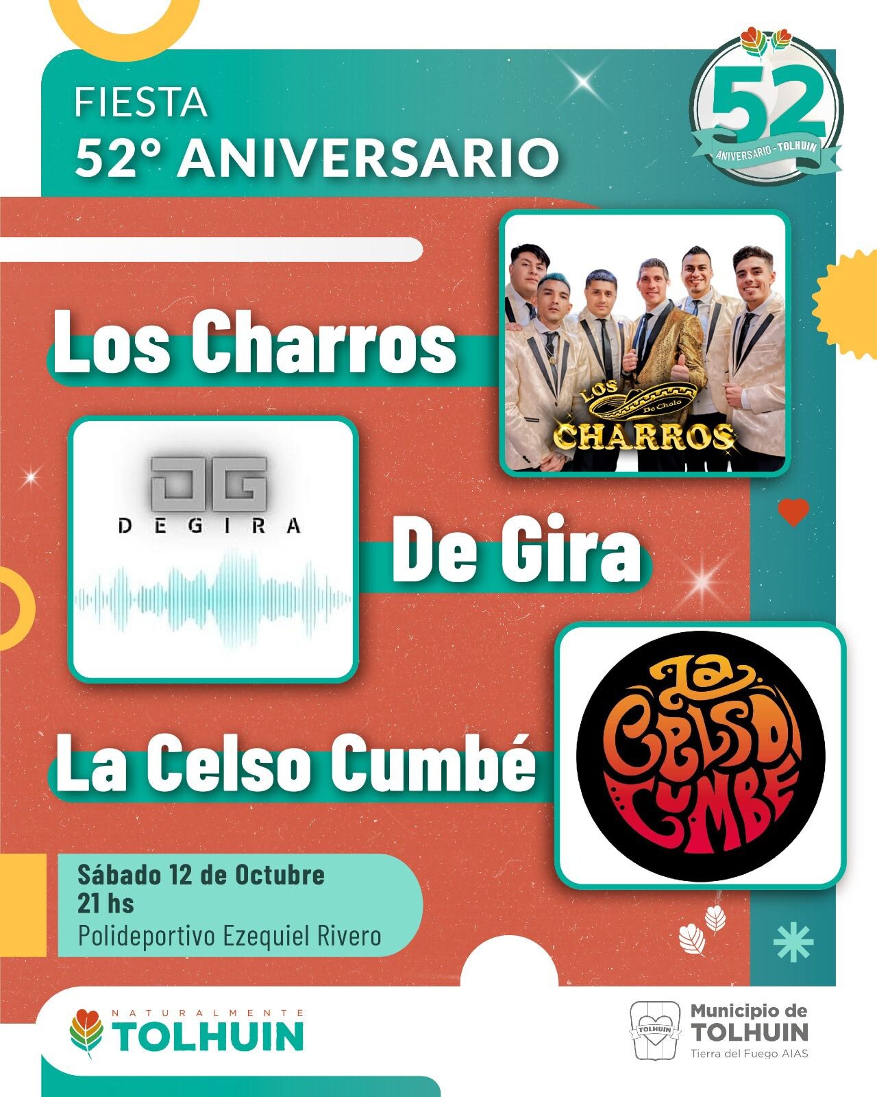 Tolhuin celebra su 52° aniversario con una agenda de actividades culturales
