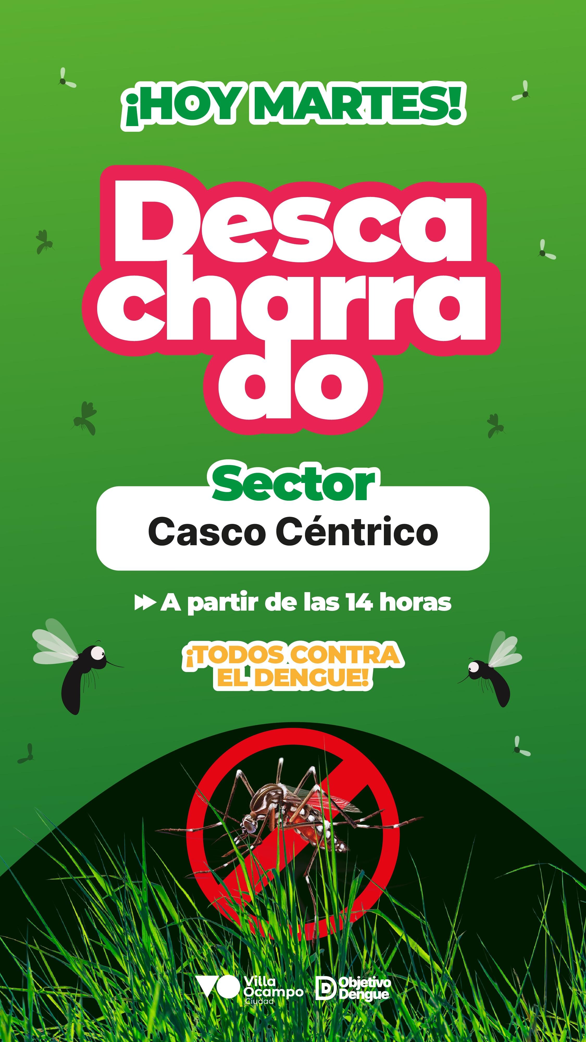 Atención Vecinos del Casco Céntrico de Villa Ocampo: Hoy Descacharrado