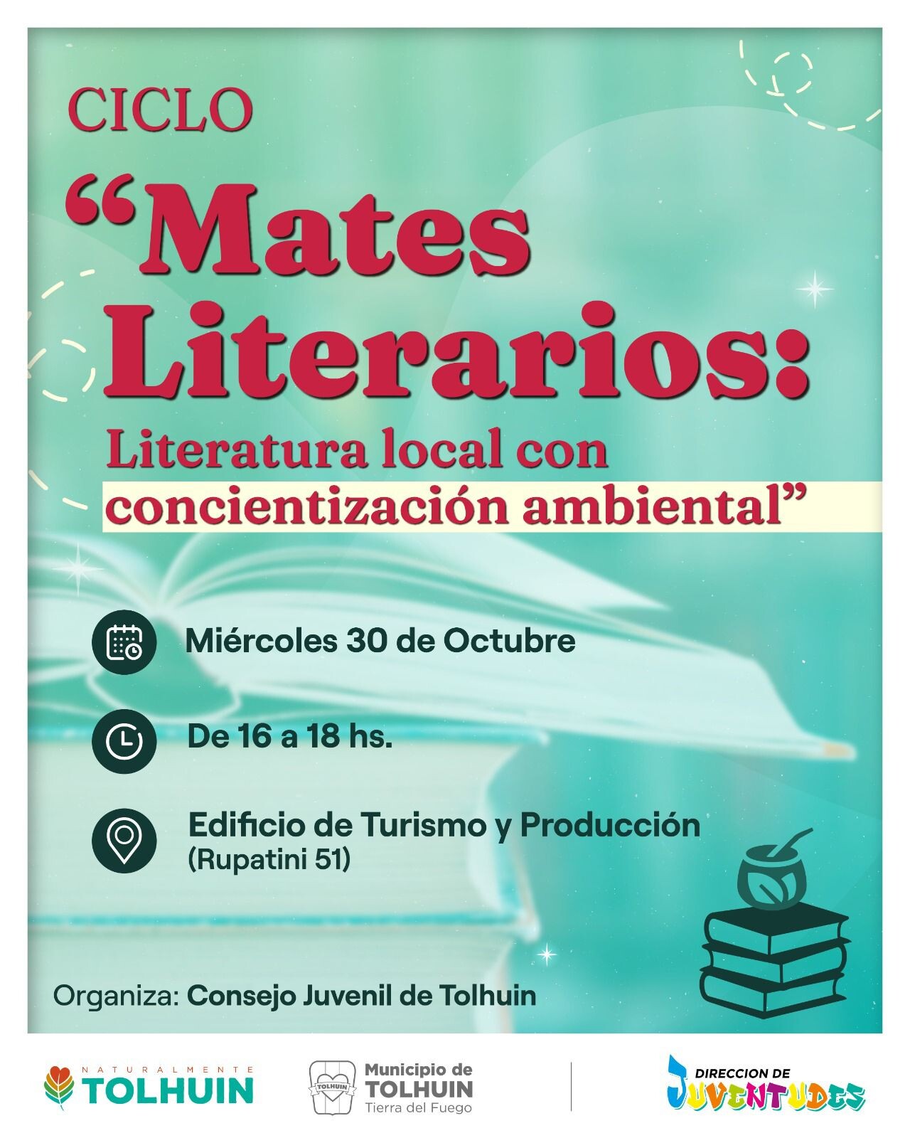 COMIENZA EL CICLO “MATES LITERARIOS” EN TOLHUIN
