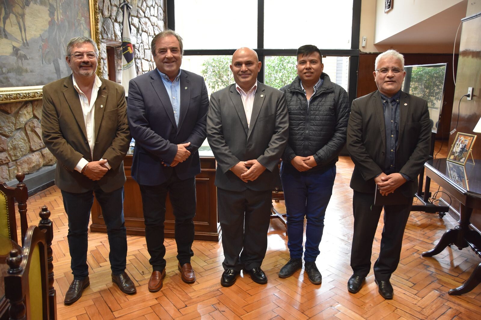 Alberto Bernis recibió al cónsul de la República de Paraguay