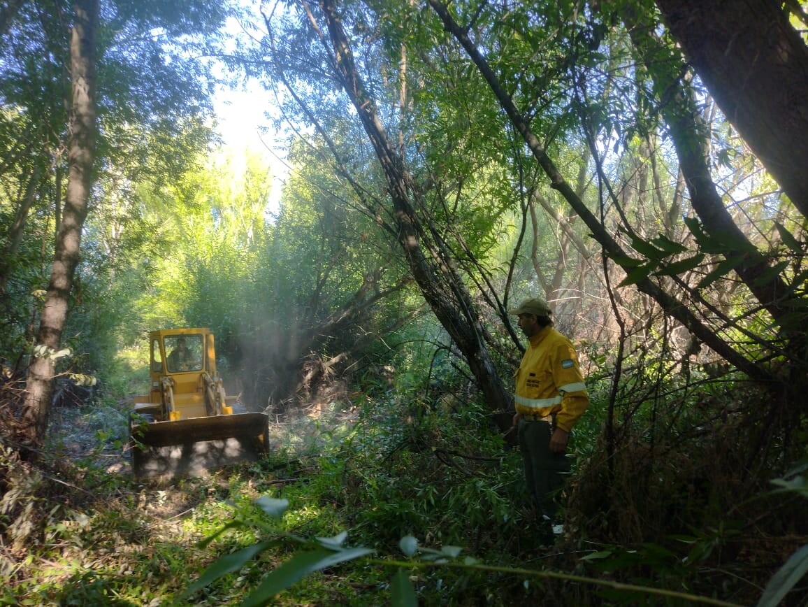 Lago Puelo toma distintas medidas ante la cercanía del incendio en el Bolson