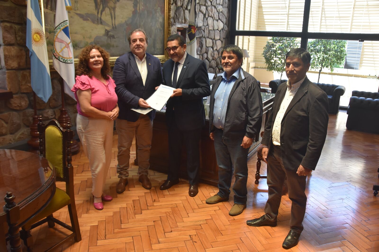 El Vicegobernador y Diputados se reunieron con el intendente de La Quiaca