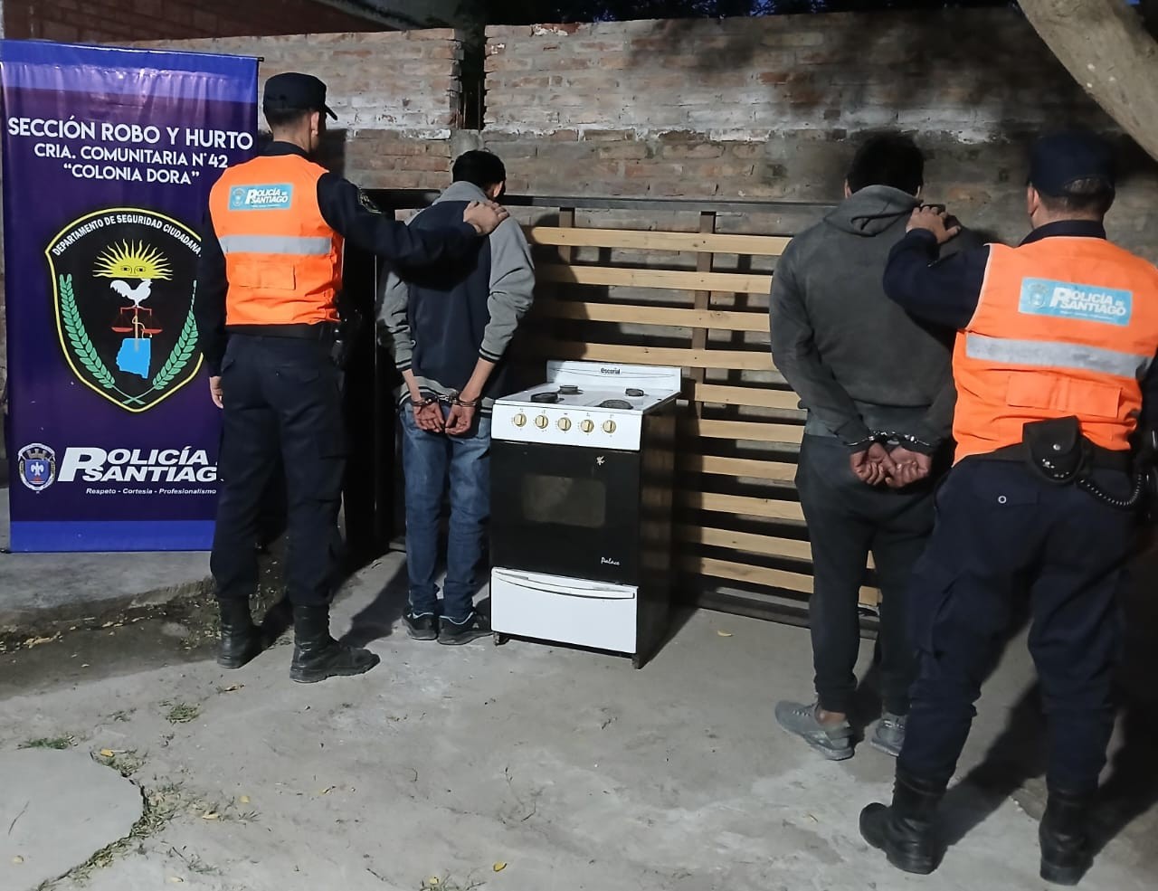 Prensa policial: Aprehensión  por robo